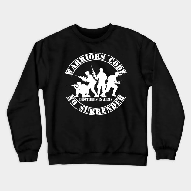 No Surrender Crewneck Sweatshirt by Lifeline/BoneheadZ Apparel
